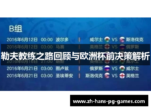 勒夫教练之路回顾与欧洲杯前决策解析